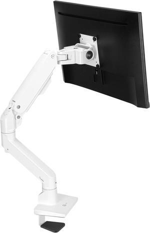 SIIG Heavy Duty Single Monitor Arm Desk Mount, Holds One 34" - 49" Monitor, Between 22-44 lbs, C-Clamp/Grommet, Full Motion Height Adjustable, VESA 75/100/200mm, Cable Management, (CE-MT3S11-S1)