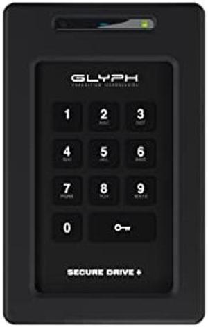 Glyph SecureDrive+ 4TB Professional Encrypted Rugged Mobile Hard Drive with Keypad