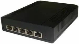 Tycon Systems TP-SW5G 5 Port High Power POE Switch - 48V44; 120W