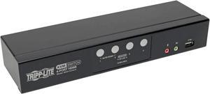 Tripp Lite 4 Port HDMI/USB KVM Switch, Audio/Video, USB 2.0 Peripheral Port, 1080p, Windows, Mac, Linux Compatible (B004-HUA4-K)