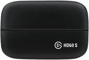 Elgato HD60 S, usb3.0 External Capture Card, Stream and Record in 1080p60 with ultra-low latency on PS5, PS4/Pro, Xbox Series X/S, Xbox One X/S, in OBS, Twitch, YouTube, works with PC/Mac