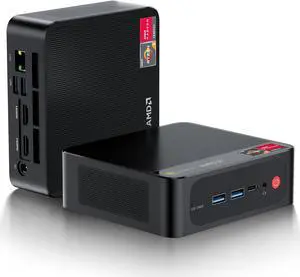 Beelink Mini PC, AMD Ryzen 7 5800H(8C/16T, Up to 4.4GHz), 16GB DDR4 RAM 500GB PCIe3.0 x4 SSD, SER5 Pro Mini Desktop Computer Support 4K Triple Display/DP/HDMI/USB 3.2/WiFi 6/BT5.2, Gaming/Office/Home