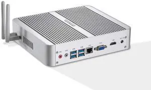 KINGDEL Fanless Mini PC, Powerful Mini Desktop Computer, i5 8th Gen. 4 Cores CPU, 16GB DDR4 RAM, 250GB NVMe SSD, 4K: 4096x2304, HD Port, VGA, LAN, WF