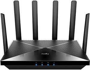 Cudy New 4G LTE Cat 18 WiFi 6 Router, Up to 1.2Gbps 4G LTE Modem, Qualcomm Chipset, 4 x 4 MIMO, AX1800, OpenVPN, Wireguard, Zerotier, Cloudflare, IPv6, Detachable Antennas, Dual SIM, LT18