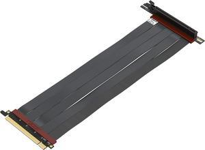 LINKUP {50 cm) PCIE 3.0 16x Shielded Extreme High-Speed Riser Cable Premium PCI Express Port Extension Card|90 Degree Socket
