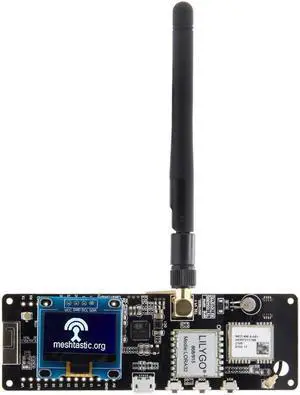 LILYGO T-Beam Meshtastic LORA32 915MHz ESP32 TTGO Development Board WiFi BLE CH9102F Chip Soldered OLED Module