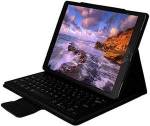 Lrufodya Keyboard Case for iPad Pro 12.9 Wireless Detachable Keyboard, Separable PU Leather Case Cover Magnetically Keyboard for iPad Pro 12.9 (for iPad Pro12.9 (2015/2017), Black)