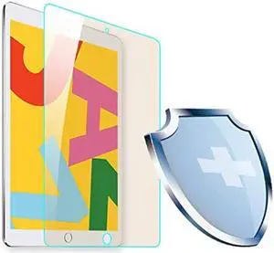 PERFECTSIGHT Screen Protector Compatible with iPad Pro 9.7 Inch iPad 2017/2018 /Air 1/2 [HD Clear Eye Care] 55% Anti Blue Light Filter Anti Fingerprint Tempered Glass