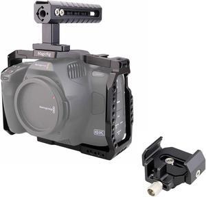 MAGICIRG Cage Kit for BMPCC 6K Pro + SSD Holder for Samsung T5 /T7 SSD