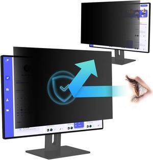 2 Pack [24 Inch 16:9 & 23 Inch 16:9] Computer Privacy Screen Filters for Widescreen Monitors - Anti-Glare - Anti-Scratch Protector- Desktop Privacy Screen Bundle