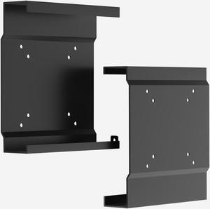 Pack of 2 Mini PC Vesa Mount for Dell Micro Mount, Mount for Dell OptiPlex Micro Form Factor Case for Dell MFF 7080 5070 3000 7060 7090 7010 3060 3040 3046 3050 3090 7080XE and More, Vesa & Wall Mount