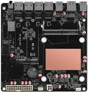 HKUXZR I3-N305 Industrial Motherboard NAS 8 Cores 8 Threads Low Power Processor 4x2.5G i226 Network M.2 Slot 6xSATA DP HDMI 2.0 PCIE ×1