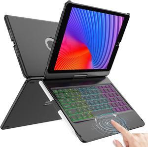 Keyboard Case for iPad 10.2 9th/8th/7th Gen,Touch Keyboard for iPad 9th Generation/8th Gen/7th Gen-360deg Rotatable Protective Cover-iPad Keyboard 9th/8th/7th Gen with Pencil Holder-iPad 9 Keyboard