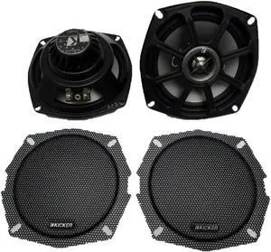 Kicker Powersports 10PS5250 5.25 Harley Davidson Motorcycle Speakers PS5250