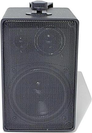 CSI/SPECO DMS-3TS BLACK 3-Way Indoor/Outdoor Weather Resistant Multi-TAP 70-Volt Speaker in Black