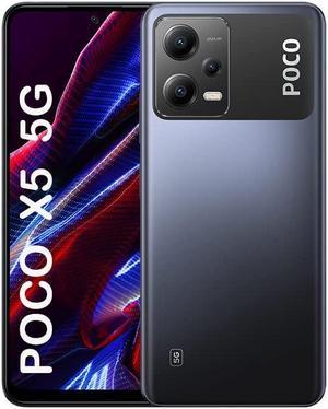 Xiaomi Poco X5 5G  4G Volte Global Unlocked 128GB  6GB GSM 667 48 mp Triple Camera ONLY Tmobile Mint Tello USA Market  Car Fast Car 51W Charger Bundle Black