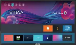 Jensen JE3223S 32" LED Smart TV, Black; 110VAC; 1366 x 768 Max Resolution; 2X HDMI Ports; 40W; 2X USB Ports; Downward-Facing Speakers; VESA Mounting Patttern