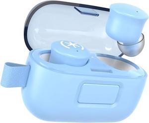 Speck Gemtones Wireless Earbuds for iPhone and Android, Bluetooth 5.3 Headphones with 28 Hour Battery Life, USB-C Charging, Two-Year Warranty and Integrated App with EQ Settings, Bop Blue