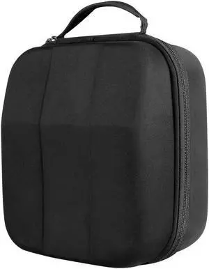 Geekria Shield Case for Large-Sized Over-Ear Headphones, Replacement Hard Shell Travel Carrying Bag with Cable Storage, Compatible with Audio-Technica, Denon, Sony Headsets (Black)