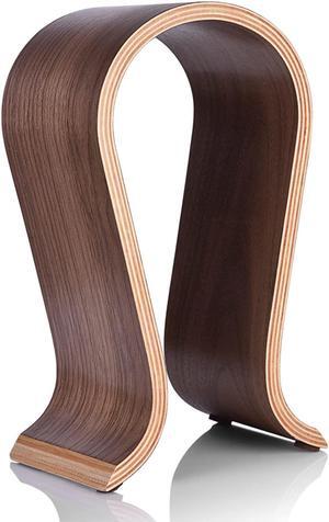 Headphone Stand Gaming Headset Holder Wooden Earphone Stand U Shape Display Hanger for Home, Office, Study, Shop
