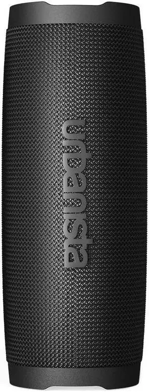 Urbanista Wireless Bluetooth Speaker, Portable Speaker Waterproof IPX7 Rating, 18H Playtime, Button Controls, Bluetooth 5.2 Dual Pairing, Loud Speaker Stereo Sound, Outdoor Speakers, Nashville, Black