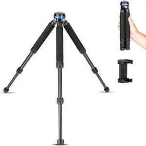 Koolehaoda Camera Mini Tripod, Lightweight Aluminum Alloy Desktop Tabletop Tripod Stand with 1/4 and 3/8 Screw Mount for DSLR Cameras,Video Recorder,Cell Phone - (MT-03)
