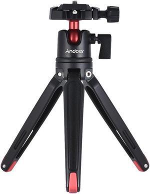 Mini Tabletop Tripod Stand with Ball Head Compatible with Canon Nikon Sony DSLR Mirrorless Camcorder Compatible with iPhone X 8 7 Plus 7s 6s Samsung Huawei Honor 9 Smartphone