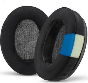 Brainwavz Gaming Earpads Compatible with ATH M50X, Hyper X Cloud, Steelseries Arctis, G Pro X & Many More, with Cooling Gel & Soft Micro Suede for Extra Comfort