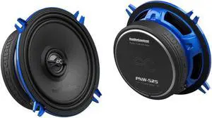 AudioControl PNW Series Car Speakers, 5.25" Coaxial High-Fidelity, 50 Watt RMS/75 Watt Max, 3 Ohm (Pair)