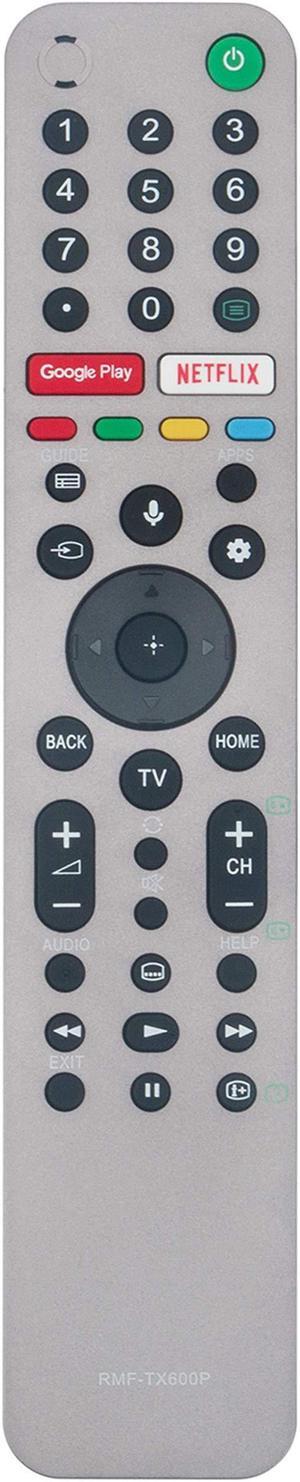 RMF-TX600P Replaced Voice Remote Control fit for Sony OLED 4K Ultra HD Smart Android TV KD-55A9G KD-65A9G KD-77A9G KD-85Z9G KD-98Z9G Sub Remote RMF-TX600C RMF-TX600T