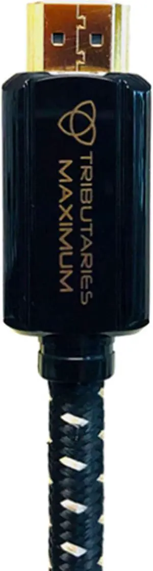Tributaries UHDM MAX 48G HDMI Cable, 0.5 Meters; Dynamic HDR, Resolutions of 8K60, 4K120 and 10K; Supports eARC, QMS, ALLM