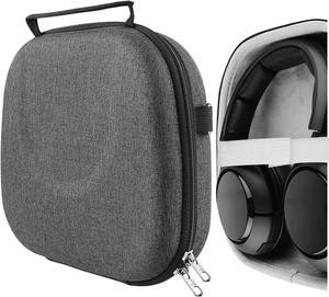 Geekria Shield Headphones Case Compatible with Arctis Nova Pro Wireless X, Arctis Nova Pro Wireless, Arctis Nova 1P Case, Replacement Hard Shell Travel Carrying Bag with Cable Storage (Dark Grey)