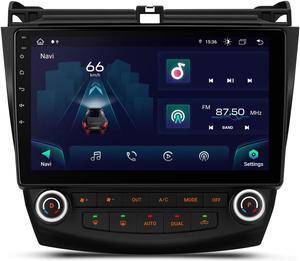 XTRONS Android 13 Car Stereo Radio Player 10.1" IPS Touch Screen GPS Navigation Octa Core 4GB RAM 64GB ROM Bluetooth Head Unit 5G WiFi Built-in 4G DSP Car Play Android Auto for Honda Accord 2003-2007