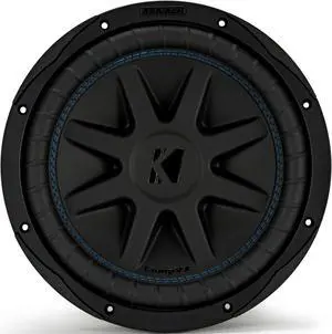 KICKER CompVX 10"(25cm) Subwoofer, 50CVX104, DVC 4-ohm, 600 Watts RMS, 1,200 Watts Peak, Forced-Air Cooling, Increased Power Handling, Car, Truck, SUV, UTV