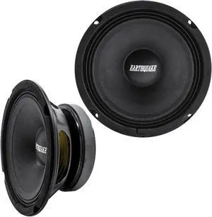 EARTHQUAKE Sound PR-EQ68 6.5-inch 8-Ohm Cloth Surround Speakers - Open Basket, 200 Watts Max (Pair)