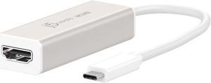 j5create USB Type-C to 4K HDMI Adapter JCA153 / 4K @60 Hz/for MacBook, Chromebook, Type C Laptops
