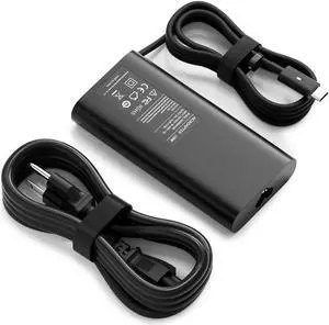 130W Laptop Charger USB C Compatible with Dell XPS 15 9500 9510 9520 9575 2 in 1 9530 17 9700 9710 9720 Precision 5570 3571 3560 3561 3580 5560 3541 3551 Latitude 5520 5531 5511 5521 5421 Power Cord