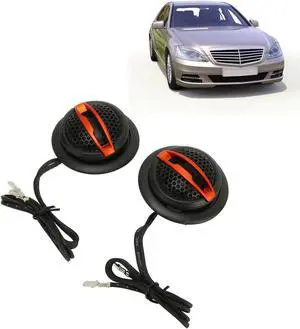 2 Pcs Car Super Tweeter, 150W Mini Dome Tweeter for Car Audio System, HiFi Stereo Sound Car Speakers, HiFi Dome Tweeter with 2 Channel, for Car