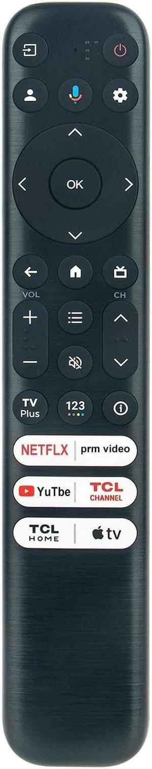 AULCMEET RC813-FMB1 New Replaced Voice Remote Control Compatible with TCL 8K Smart LED TV 85S446 75R646 65R646 55R646 75S546 65S546 55S546 50S546 43S446 50S446 55S446 65S446 75S446