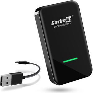 Carlinkit 2024 3.0 Wireless CarPlay Dongle Adapter U2W (Type C Design) for Factory Wired CarPlay Cars, Wireless CarPlay Adapter for iOS Version, Fit for Car from 2024