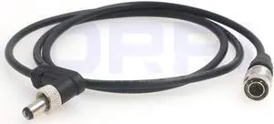 DRRI 4pin Hirose to Locking 2.1mm DC Cable for Video Devices PIX-E5 PIX-E7 PIX-E5H Monitor, Lectrosonics, Zaxcom, Audio LTD & Wisycom Wireless Devices