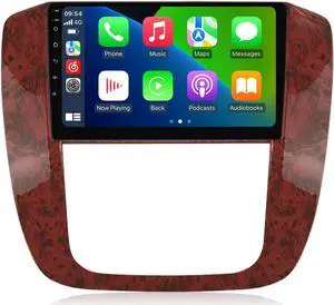 Car Stereo Touch Screen Radio for GMC Yukon Chevrolet Chevy Tahoe Suburban 2007-2012 8-Core 2GB RAM+32GB ROM with Apple Carplay Android Auto IPS Screen GPS WiFi Head Unit Multimedia Receiver