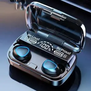 TWS Wireless in-Ear Headphone Earphone Sports Waterproof Touch Headset LED Display Bass Earbuds