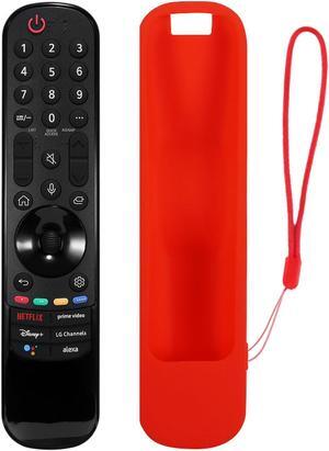 Magic Remote Control Replacement for (LG) AN-MR22GA MR23GA, for 2017-2023 LG/UHD/Old/ONED NanoCell 4K 8K TVs with Voice and Point Function with a Silicone Covercase. (1 Remote + 1 Red Covercase)