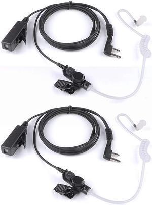 KCTIN Earpiece for Midland Walkie Talkies with Mic Security Headsets for GXT1000VP4 LXT500VP3 GXT1050VP4 GXT1000XB (2Packs)