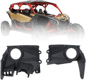 KEMIMOTO X3 Front Dash Speaker Pods, X3 6.5 inch Speaker Pods & Dash Kit Compatible with Can Am Maverick X3 / X3 Max Sound System Enclosure LH and RH Dash Panels