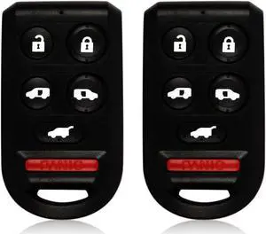 Car Key Fob Remote Keyless Entry Control OUCG8D-399H-A 313.8MHz 6 Button Replacement for 2005-2010 Honda Odyssey - 2 Pack