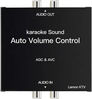 LEMONKTV Auto Volume Control Device, Auto Gain Control Device for Karaoke Machine, Media Player
