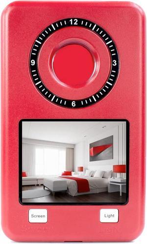 Mic-Lock Camera Finder Pro Red - Hidden Camera Detector 2 in 1 Automatic Night Vision Light Detection - Infrared Video Camera with built in Display and LED Detector all in one device
