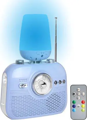 Aromatherapy Essential Oil Aera Air Diffuser All in One for Home/Office Room Gift for Women W Speaker/Weather Radio/Power Bank/Hand Crank Operated/SOS Alarm/AM/FM/LED Flashlight Portable Outdoor